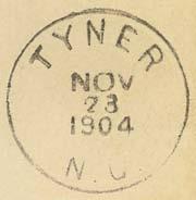 Tyner (Cont.) Henry E. Lane 13 Jan 1926 T. O. Asbell 1 Oct 1944 Mrs.