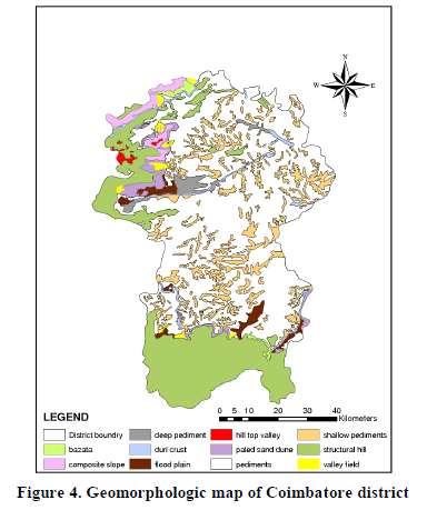 Figure 5: Geomorphology map of the study area 4.4 Drainage The drainage is one of the factors which play the important role in groundwater occurrence.