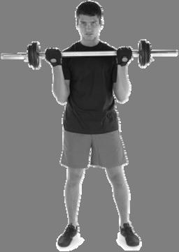 2. State the principle of conservation of energy. Define (i) weight, (ii) work. Give the unit of work. Figure 4 shows a weightlifter who has lifted a barbell of mass 50 kg to a height of 1.