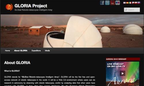 Impact of GLORIA so far GLORIA web followers New multi-language public website ~ 6 months ago.