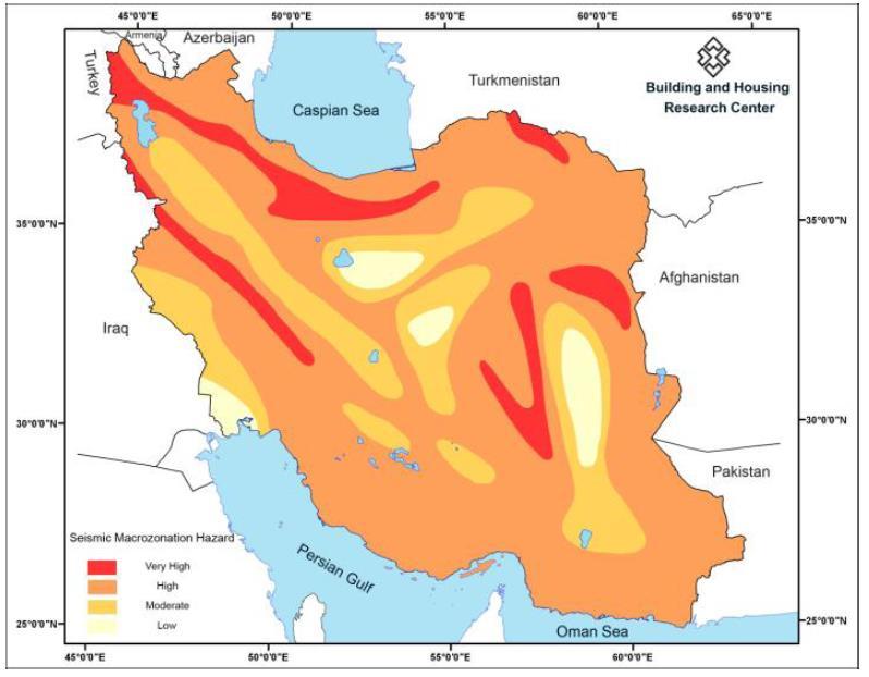 Case Study: Tehran, Iran Seismic hazard zoning map of Iran (Moinfar et al,