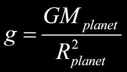 Slide 121 / 140 GPE - expanded The expression GPE = mgh only works near the surface of and is specific to the planet.