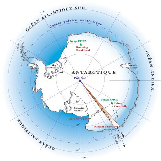 2. East Antarctic Sector AWS in support of Katabatic wind study The AWS deployed from Dumont D'Urville to Dome C will be maintained via a cooperative program with the French polar program, (IFTRP).