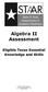 Algebra II Assessment. Eligible Texas Essential Knowledge and Skills