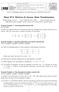 Sheet 07.5: Matrices II: Inverse, Basis Transformation