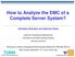 How to Analyze the EMC of a Complete Server System?