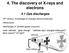 4. The discovery of X-rays and electrons 4.1 Gas discharges