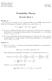 Probability Theory. Exercise Sheet 4. ETH Zurich HS 2017