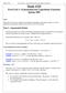 Math 1525 Excel Lab 3 Exponential and Logarithmic Functions Spring, 2001
