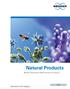 Natural Products. Innovation with Integrity. High Performance NMR Solutions for Analysis NMR