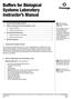 Buffers for Biological Systems Laboratory Instructor s Manual