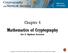 Chapter 4 Mathematics of Cryptography