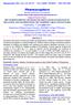 Pharmacophore 2014, Vol. 5 (2), USA CODEN: PHARM7 ISSN Pharmacophore. (An International Research Journal)