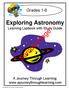 Grades 1-6. Exploring Astronomy. Learning Lapbook with Study Guide. Sample Page. A Journey Through Learning