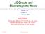AC Circuits and Electromagnetic Waves