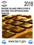 RHODE ISLAND EMPLOYER S INCOME TAX WITHHOLDING TABLES DRAFT 11/27/2018.