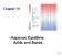 Aqueous Equilibria: Acids and Bases