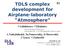 TDLS complex. development for Airplane-laboratory Atmosphere