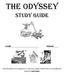 The Odyssey. Study Guide
