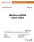 Bacillus subtilis strain GB03
