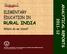 ANALYTICAL REPORTS ELEMENTARY EDUCATION IN RURAL INDIA