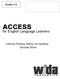 ACCESS for English Language Learners