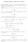 Complex Analysis - Final exam - Answers