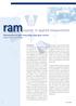 ram reports in applied measurement