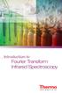Introduction to Fourier Transform Infrared Spectroscopy