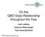 On the QBO-Solar-Relationship throughout the Year