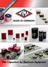 MADE IN GERMANY Film Capacitors for Electronic Equipment
