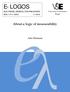 E-LOGOS. e λ ELECTRONIC JOURNAL FOR PHILOSOPHY ISSN /2010. University of Economics Prague. About a logic of measurability.