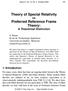 Theory of Special Relativity vs. Preferred Reference Frame Theory: A Theoretical Distinction