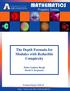 The Depth Formula for Modules with Reducible Complexity
