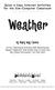 Quick & Easy Internet Activities for the One-Computer Classroom. Weather. by Mary Kay Carson