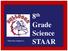 8 th Grade Science. Reporting Category 3 STAAR