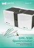 Catalogue EPR/ESR Spectrometer. Catalogue for EPR-Spectrometer, Accessories & Glassware