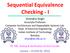 Sequential Equivalence Checking - I