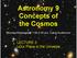 Astronomy 9 Concepts of the Cosmos