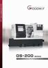 GS-200 SERIES Ultra Performance CNC Turning Centers