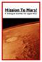 Mission To Mars! A dialogue activity for upper KS2