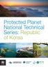 Protected Planet National Technical Series: Republic of Korea