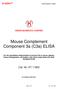 Mouse Complement Component 3a (C3a) ELISA