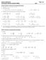 Grade 11 Mathematics Page 1 of 6 Final Exam Review (updated 2013)