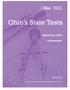 Ohio s State Tests PRACTICE TEST GEOMETRY. Student Name