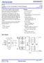 DATASHEET X9315. Features. Block Diagram. Low Noise, Low Power, 32 Taps Digitally Controlled Potentiometer (XDCP ) FN8179 Rev.2.