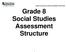 GRADE 8 LEAP SOCIAL STUDIES ASSESSMENT STRUCTURE. Grade 8 Social Studies Assessment Structure