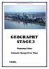 BELRIDGE SECONDARY COLLEGE YEAR 12 BELRIDGE SECONDARY COLLEGE YEAR 12 GEOGRAPHY STAGE 3. Planning Cities. Climate Change Over Time NAME: