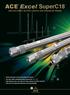 ACE Excel SuperC18. ACE UHPLC and HPLC Columns. Ultra-Inert UHPLC and HPLC Columns with Extended ph Stability