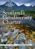 Scotland s Geodiversity Charter